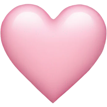 light pink heart  emoji