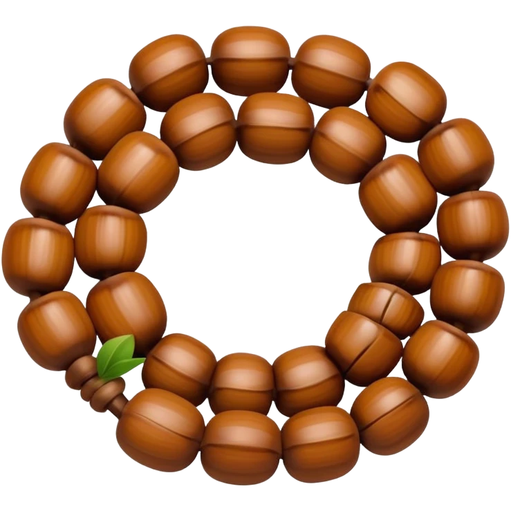 Kukui nut lei emoji