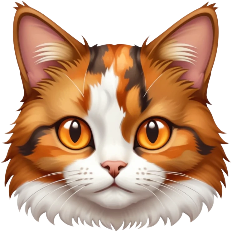 brown calico cat emoji