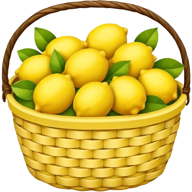 Lemon basket  emoji
