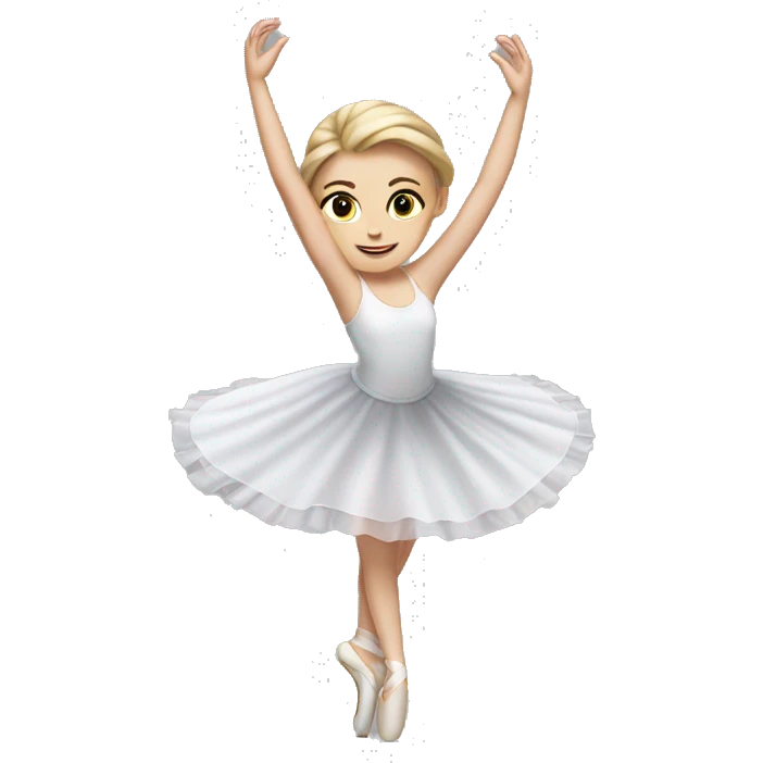 white girl Dancing Ballet emoji