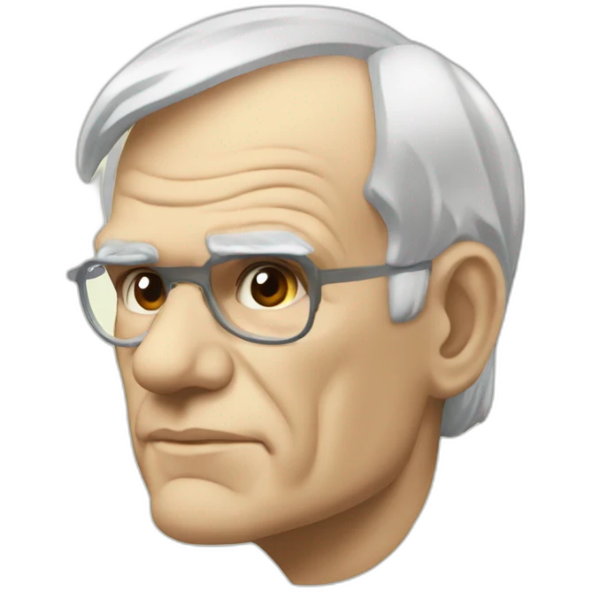 milan kundera writter emoji