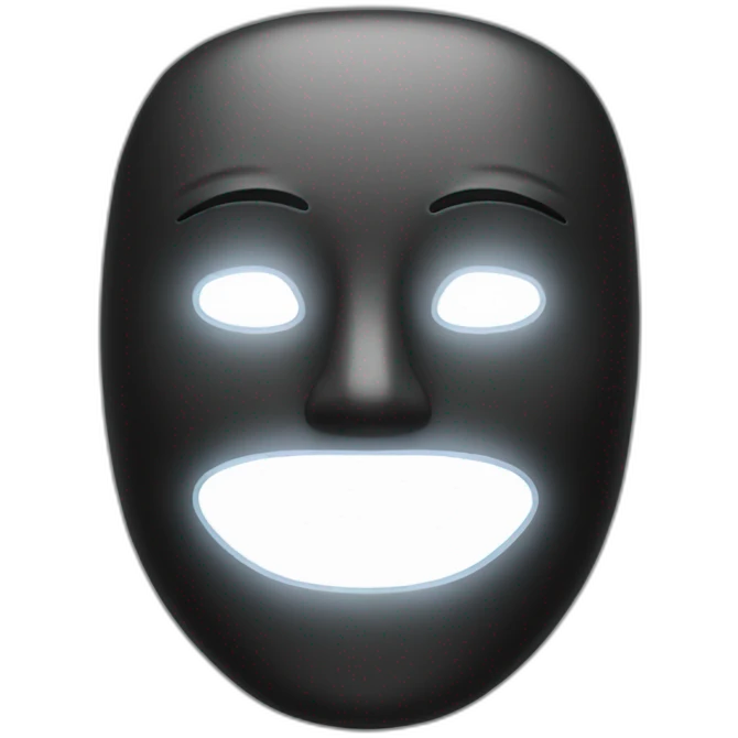 Led mask emoji