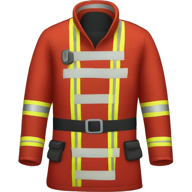 a red fireman uniform clothe item emoji