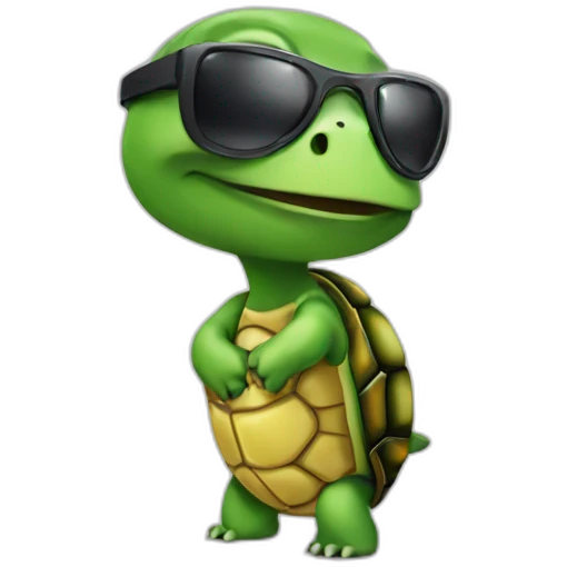 turtle dj emoji