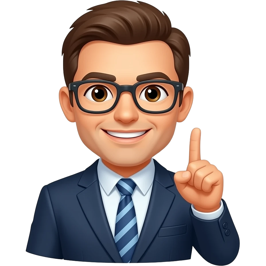 make an emoji of somebody feeling validated by their boss emoji