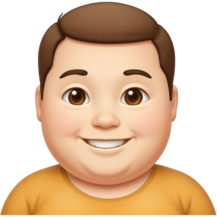 short chubby person emoji
