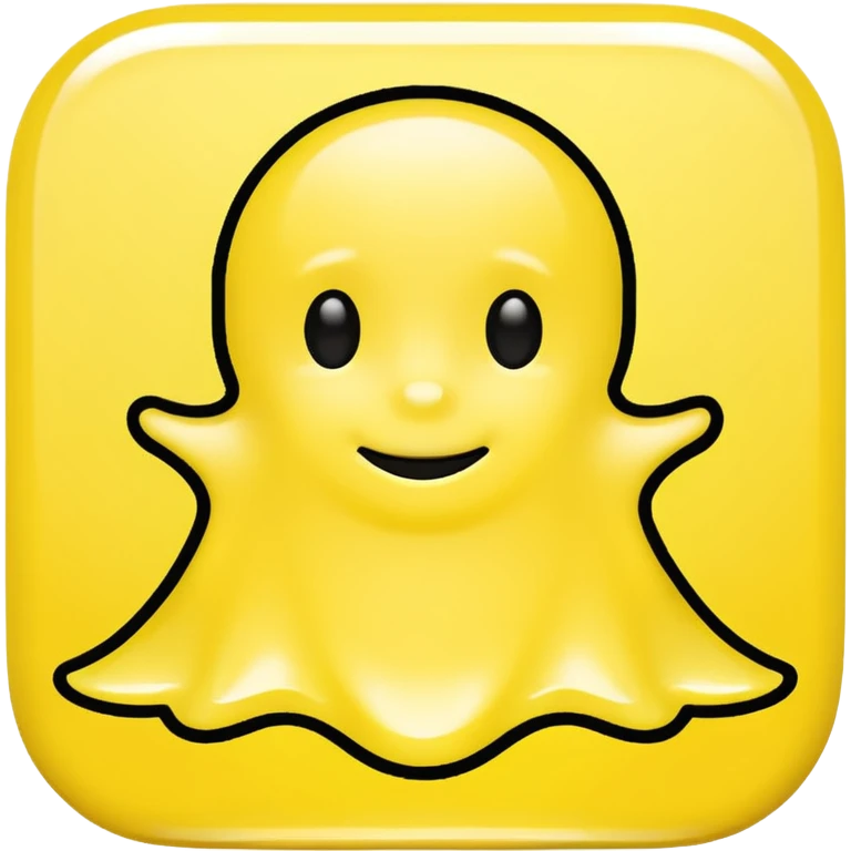 Faites moi la certification jaune de snapchat emoji