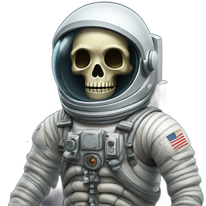 skeleton astronaut emoji
