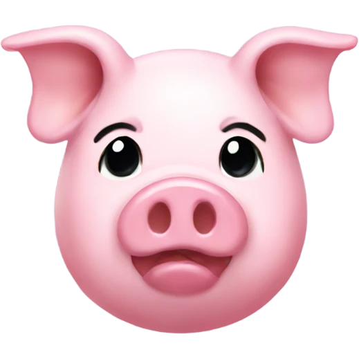 Pig with hello kitty shirt emoji