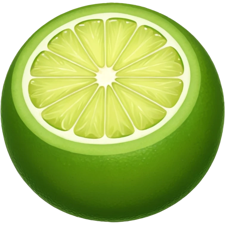 single lime emoji
