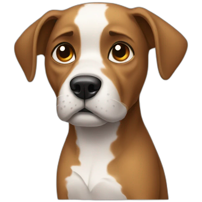sick dog emoji