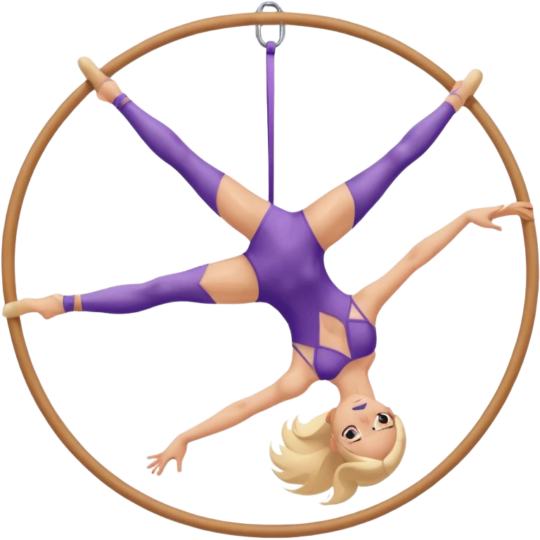 aerial hoop aerialist emoji