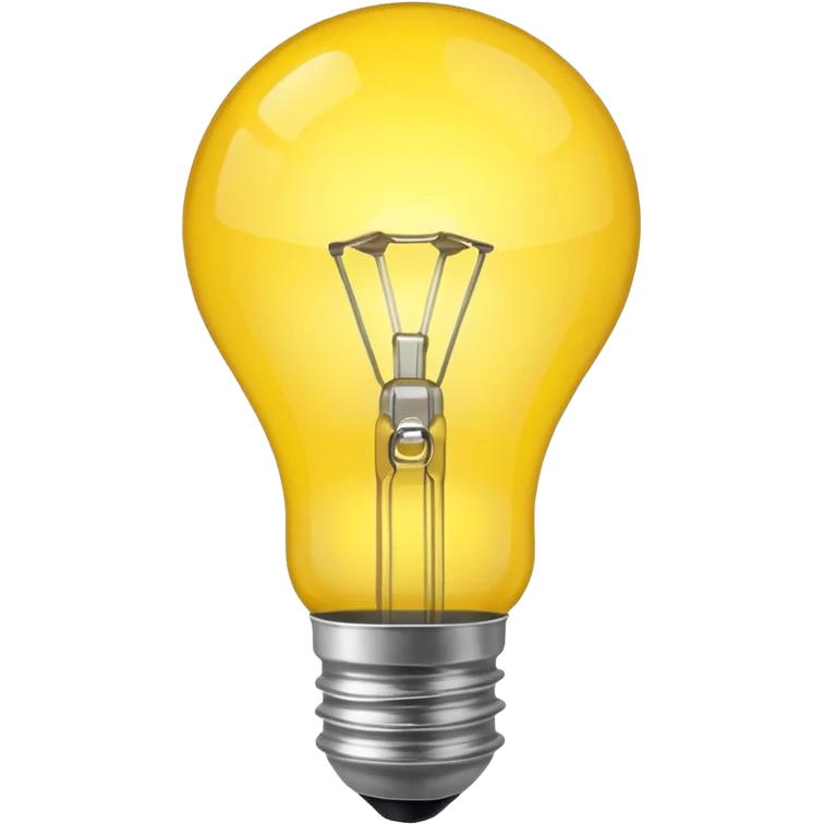 a lightbulb where you can't see the internals emoji