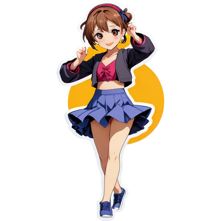 Anime bailando emoji