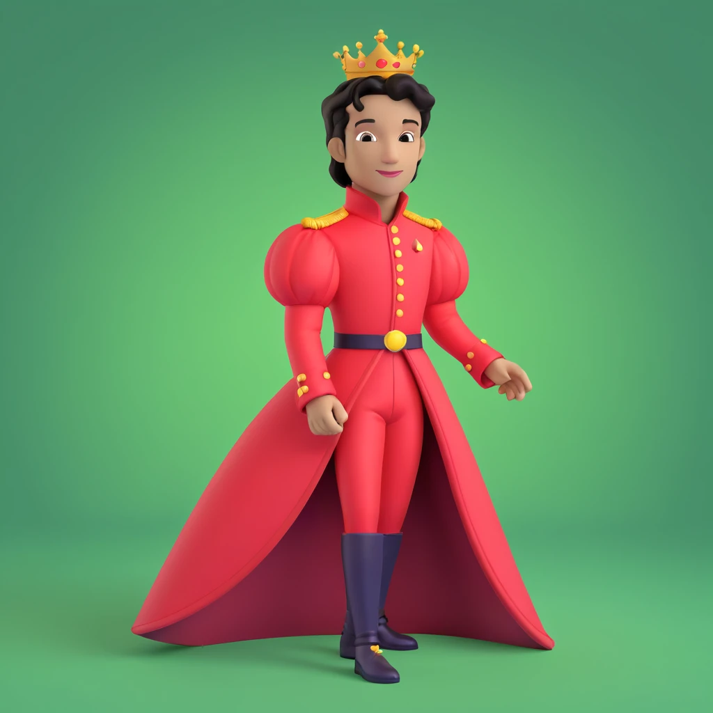 prince in red dress, royaqle background emoji