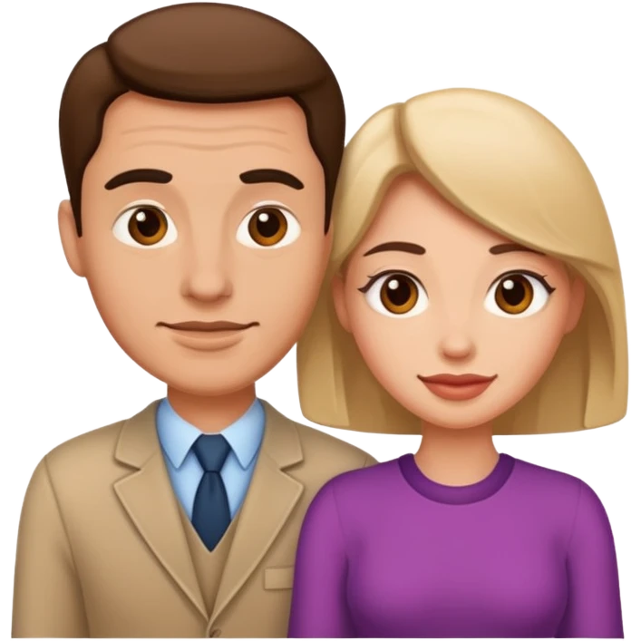 caricature malefemale emoji