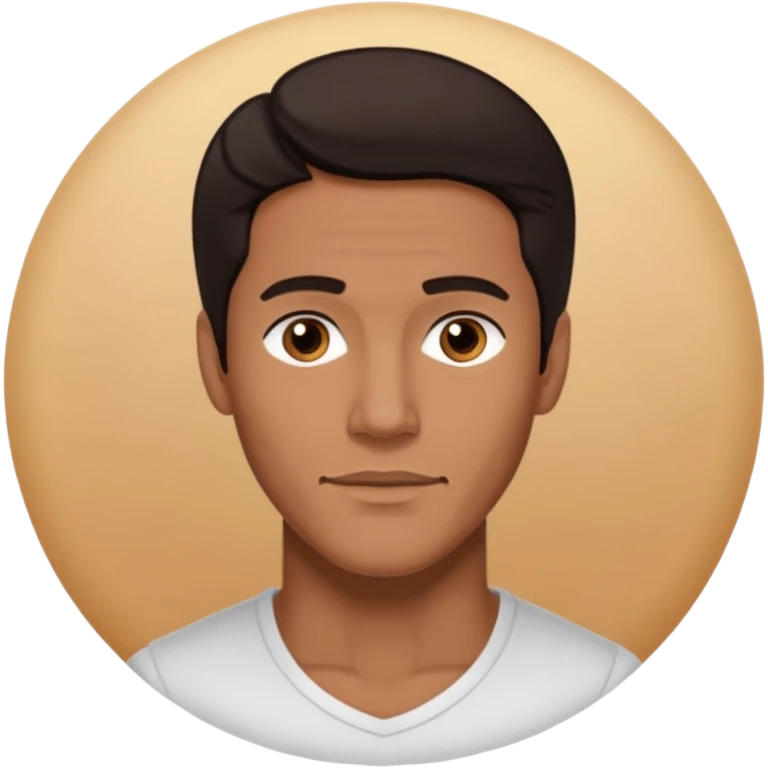 Brian White (Actor) with dark brown hair emoji