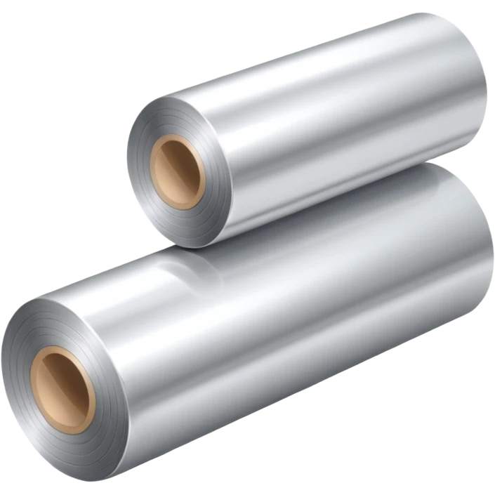 silver foil thin long roll emoji