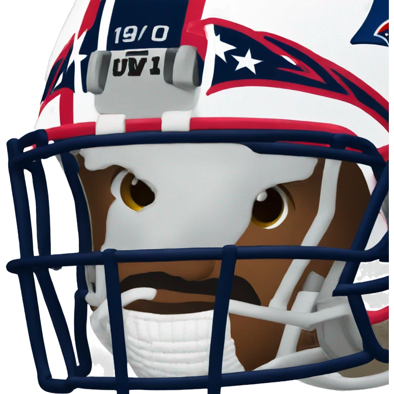 patriots player bad at football emoji