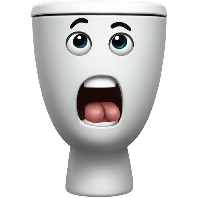skibidi toilet yelling emoji