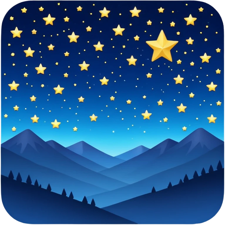 night sky emoji