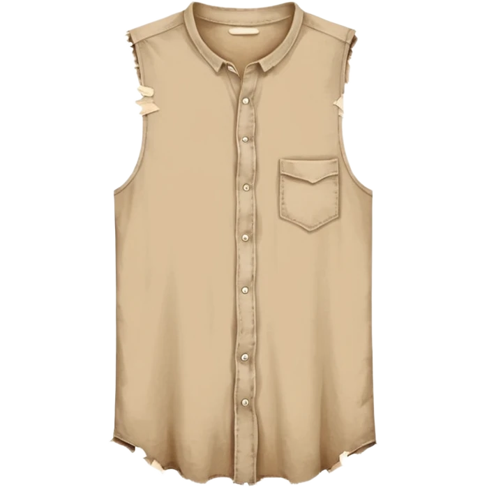 vintage Torn shirt without pocket emoji