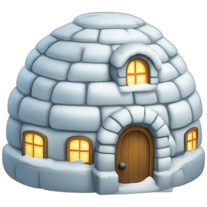 igloo christmas vibe emoji
