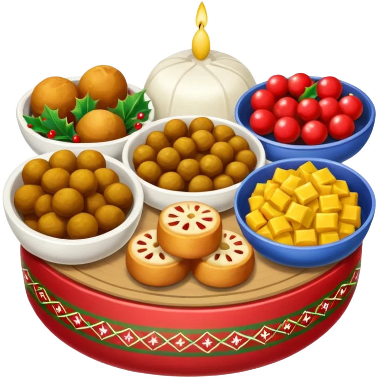 romanian christmas food emoji