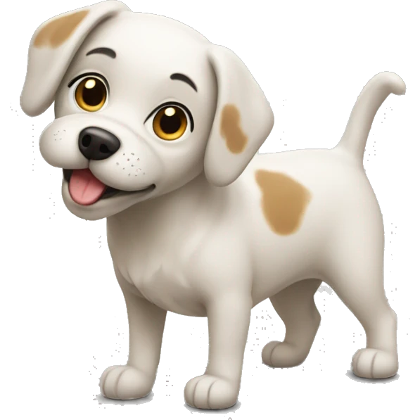 Puddle dog emoji