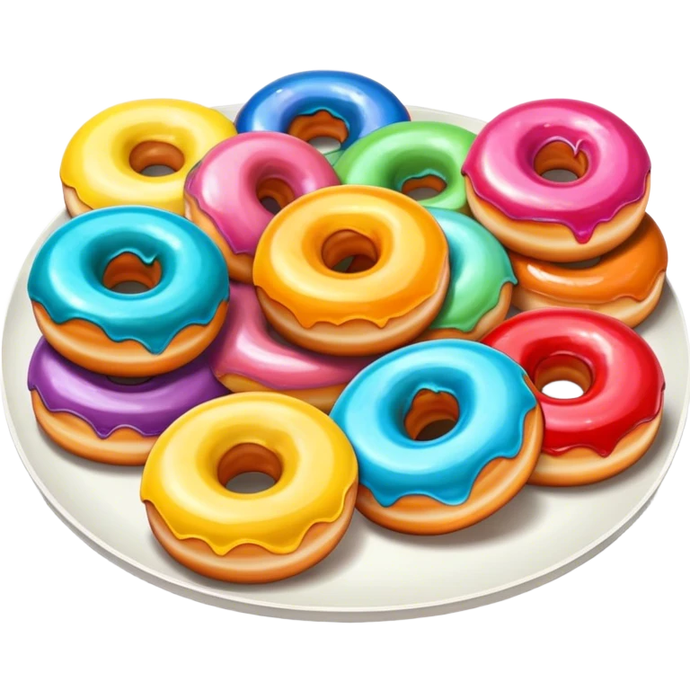 tray of donuts emoji