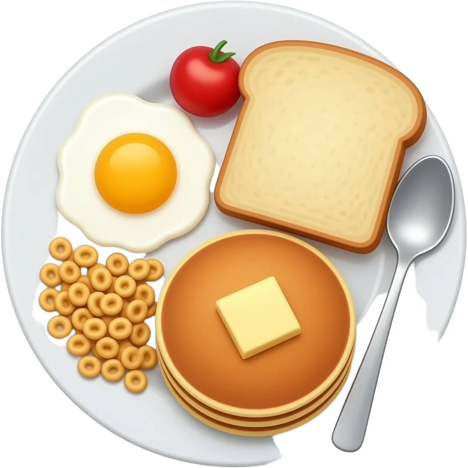 How many breakfast foods pinkfong! emoji