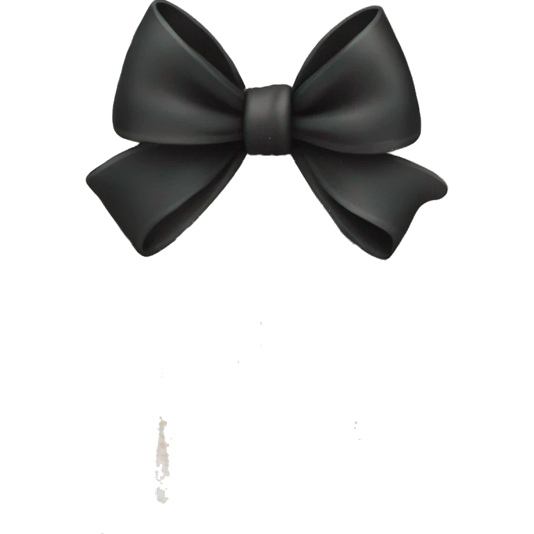 black bow emoji