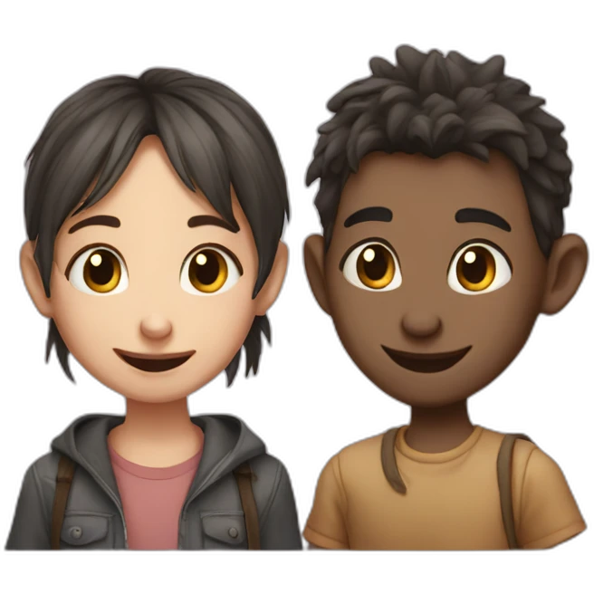 rats girl and boy emoji