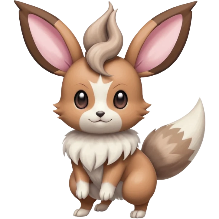 Meloetta-Eevee-Minccino-Pokémon-Fakémon-fusion-creature emoji