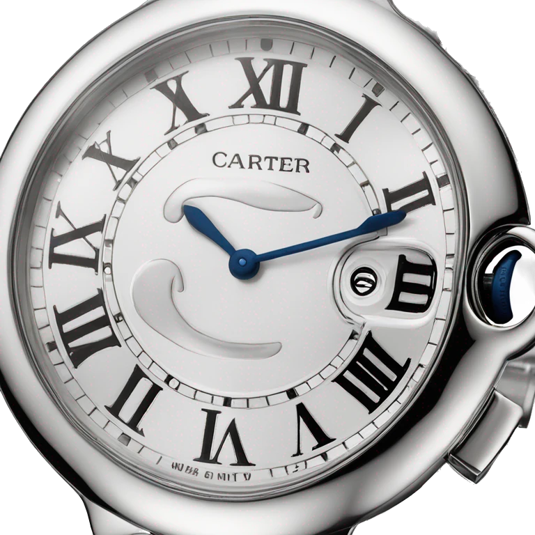 Cartier ballon bleu watch silver with strap emoji