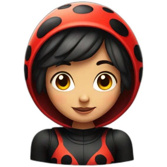  miraculous  lady bug emoji