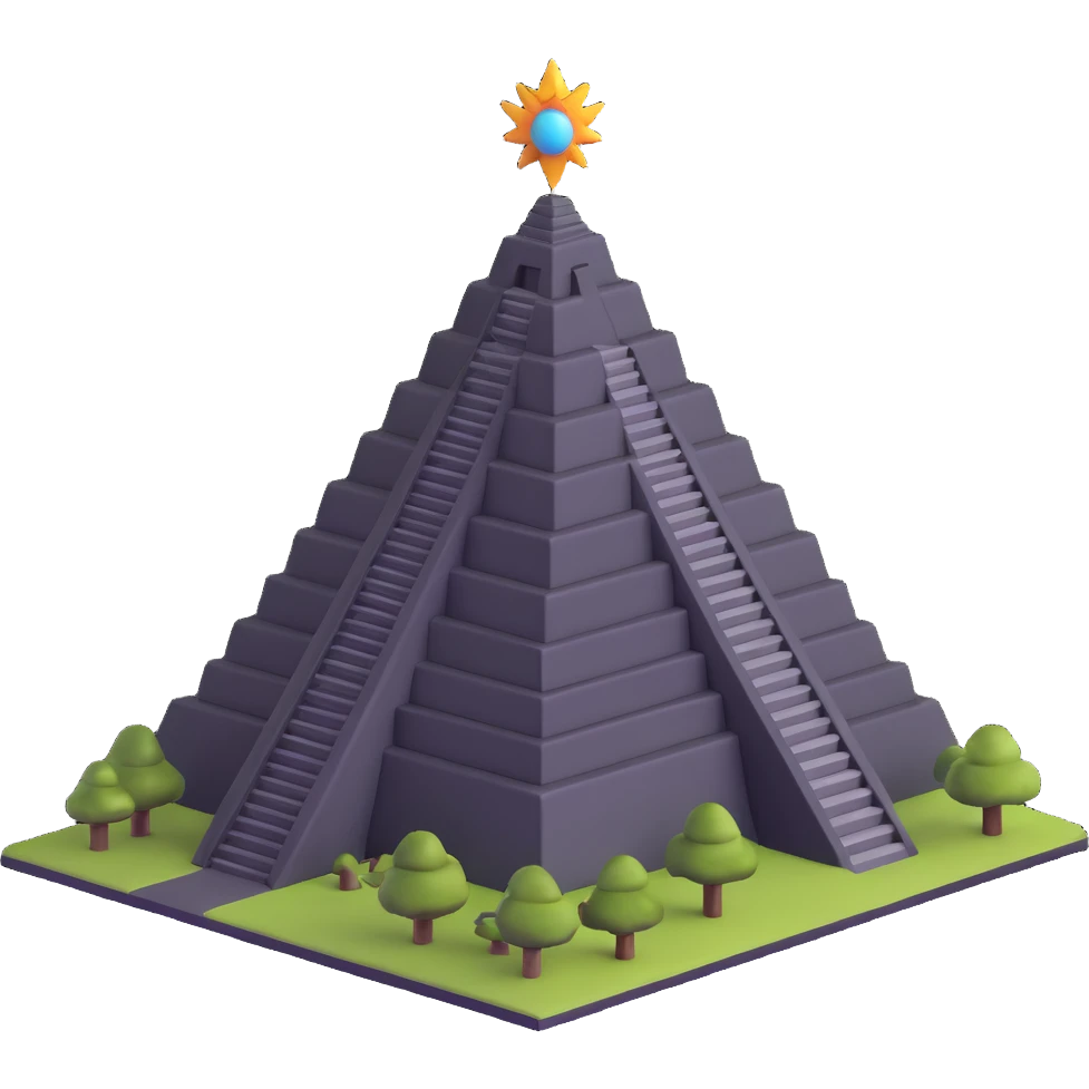 Toltec pyramid temple emoji