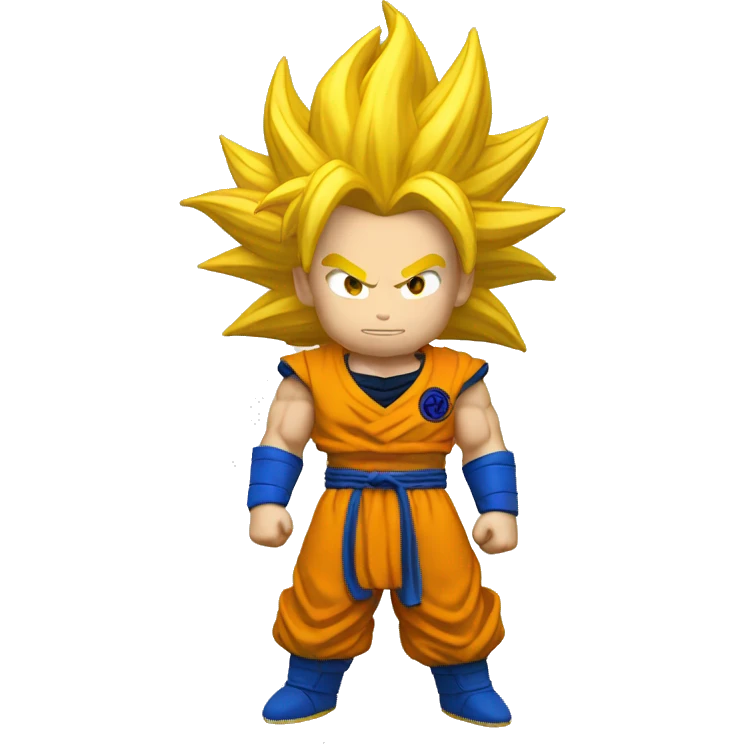 super saiyan 3d emoji