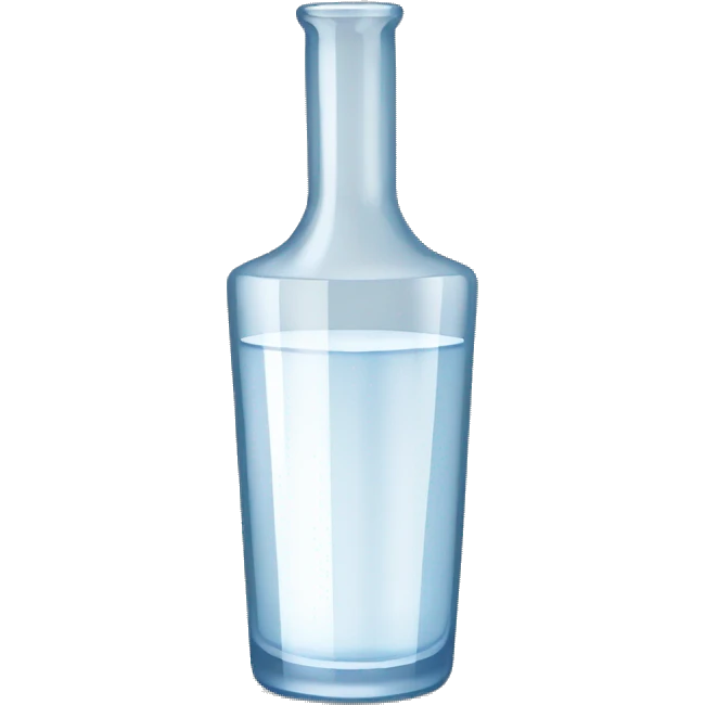 Ouzo and tall traditional ouzo glass emoji