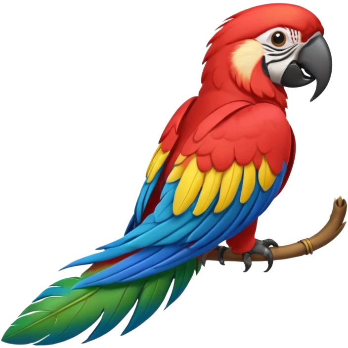 macaw feather emoji