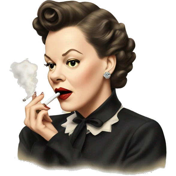Judy garland smoking emoji