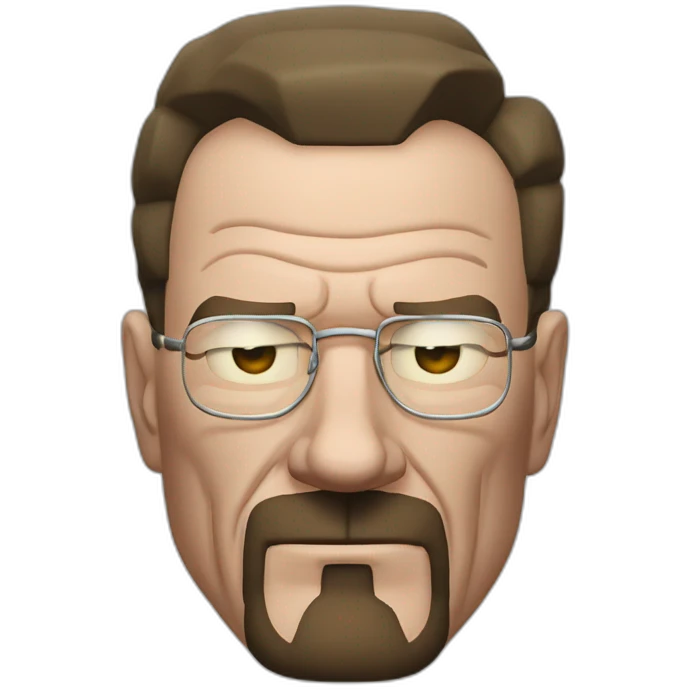 Walter White eyes closed tongune ouside emoji