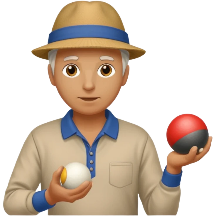 jouer de petanque emoji