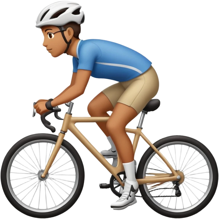generate one bike and rider but in verticle direction emoji