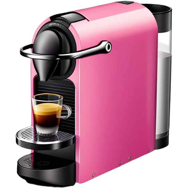 Pink vertuo Nespresso machine emoji