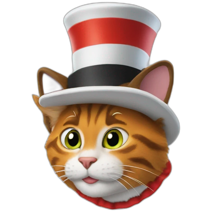 the cat in the hat emoji