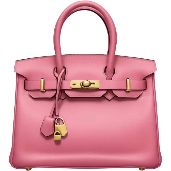 Birkin bag pink emoji
