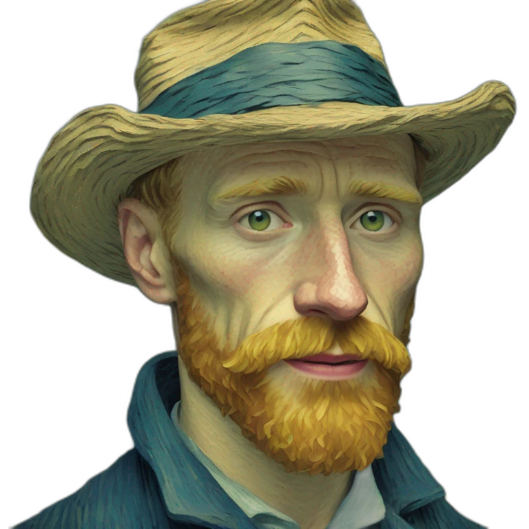 van gogh sorride emoji