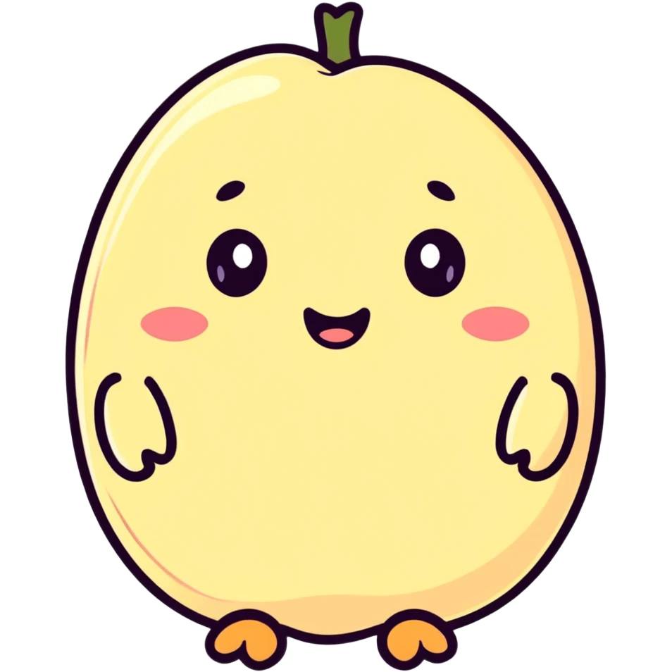 Pera with eyes and smile emoji